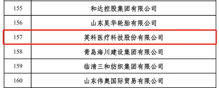 Top 200 Shandong Private Enterprises in 2024 (Partial)