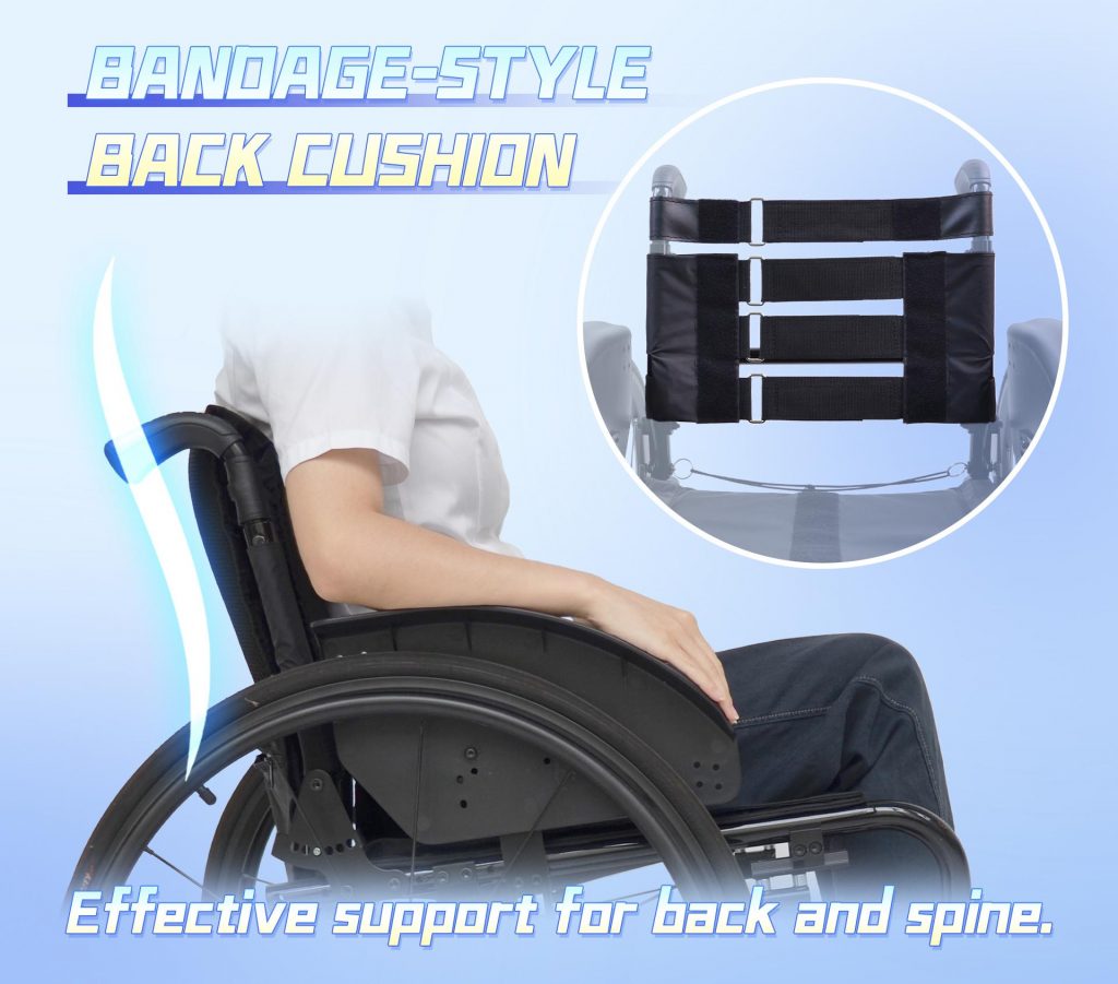 bandage-style back cushion