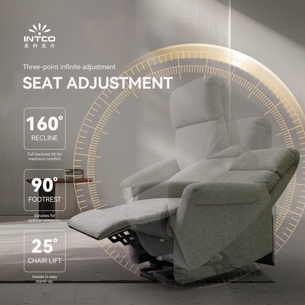 Three-point infinite adjustment - Seat Adjustment.