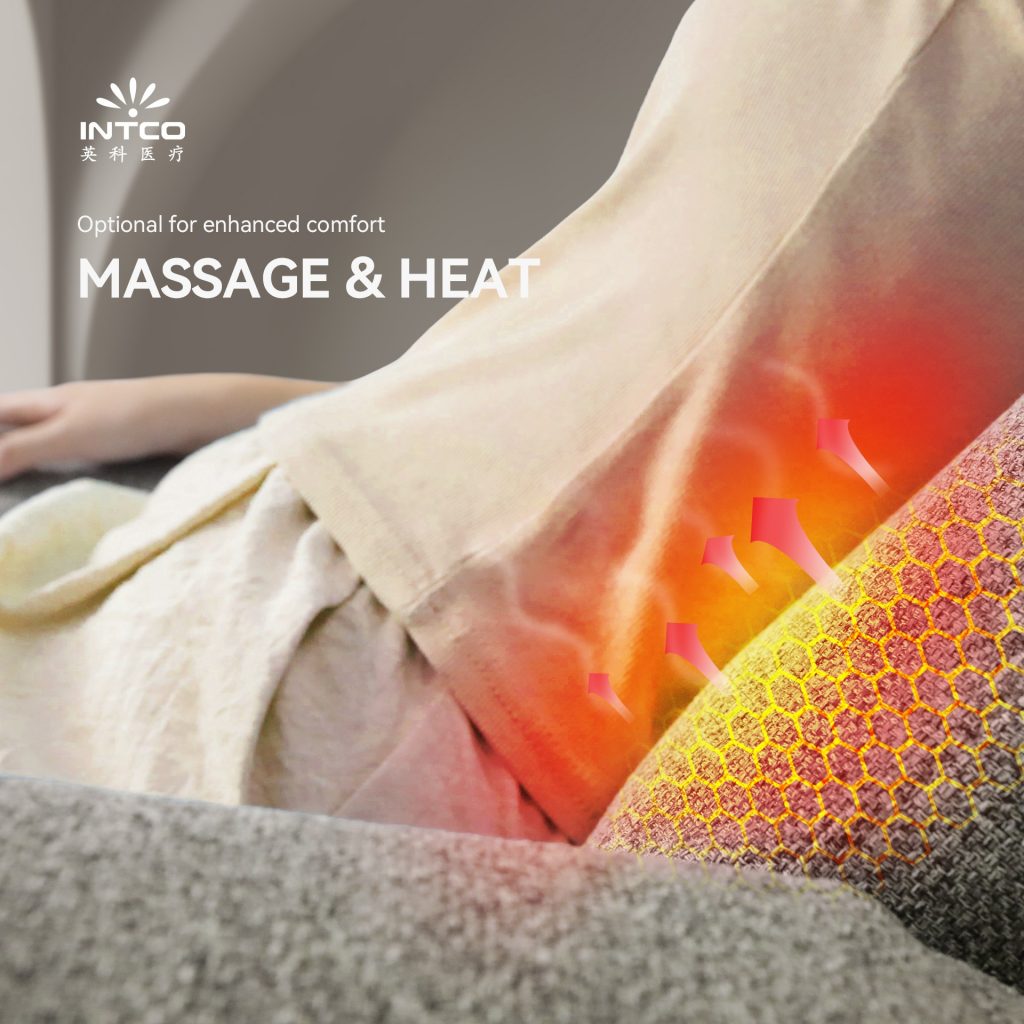 Massage & Heat - Optional for enhanced comfort.