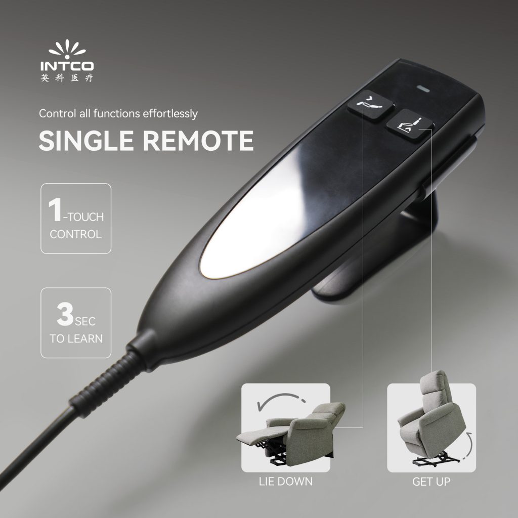 Single Remote - Control all functions effortlessly.