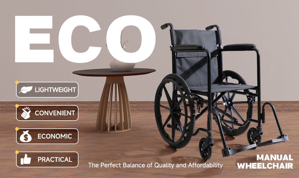 ECO Manual Wheelchair by INTCO Medical: Affordable, Reliable, and Perfect for Everyday Use