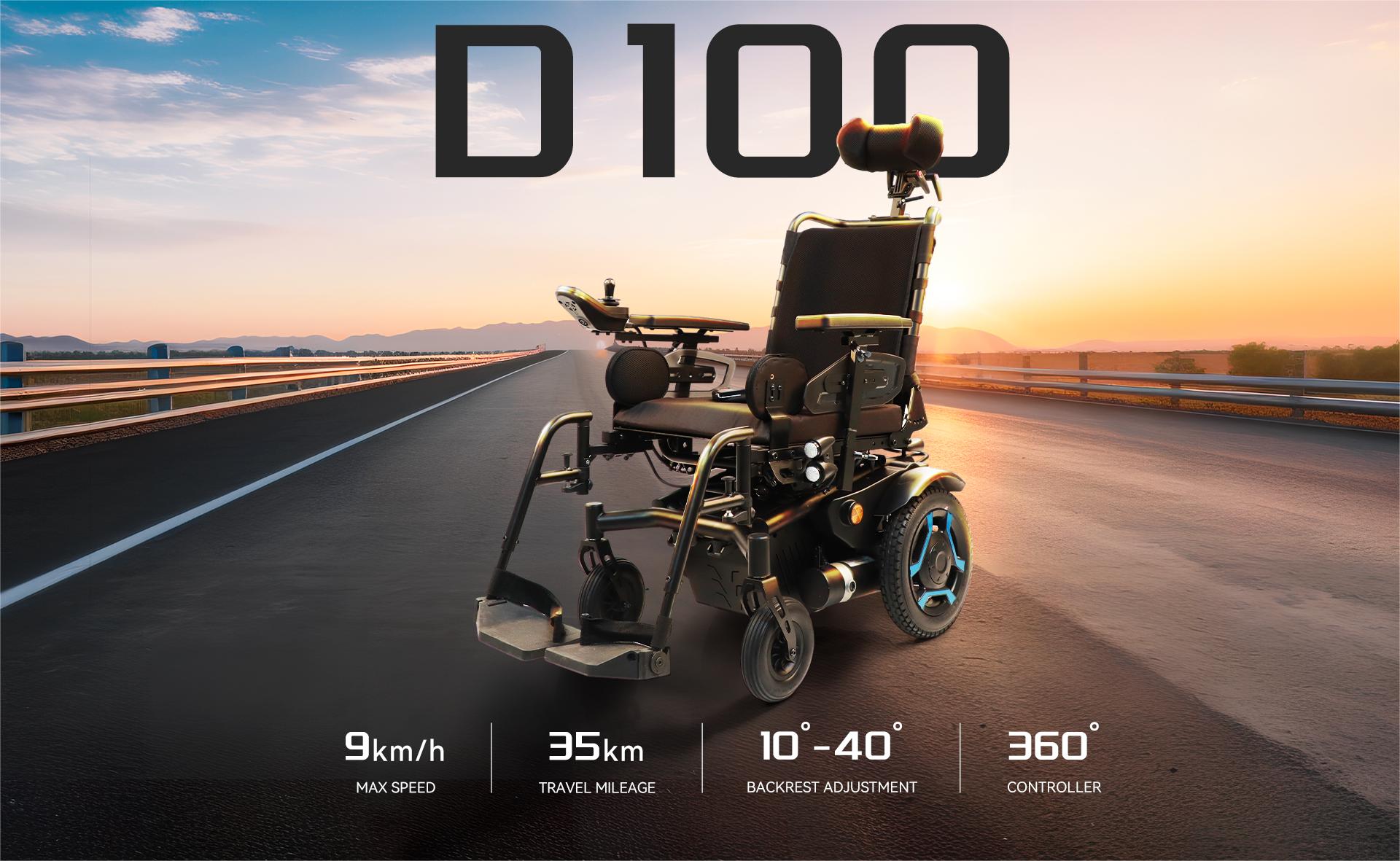 power wheelchair D100