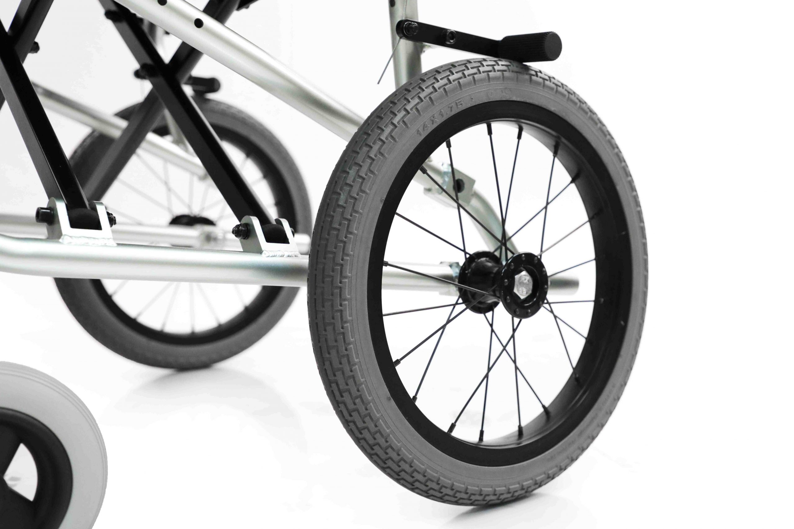 Wheelchair Rear Wheel Close-Up