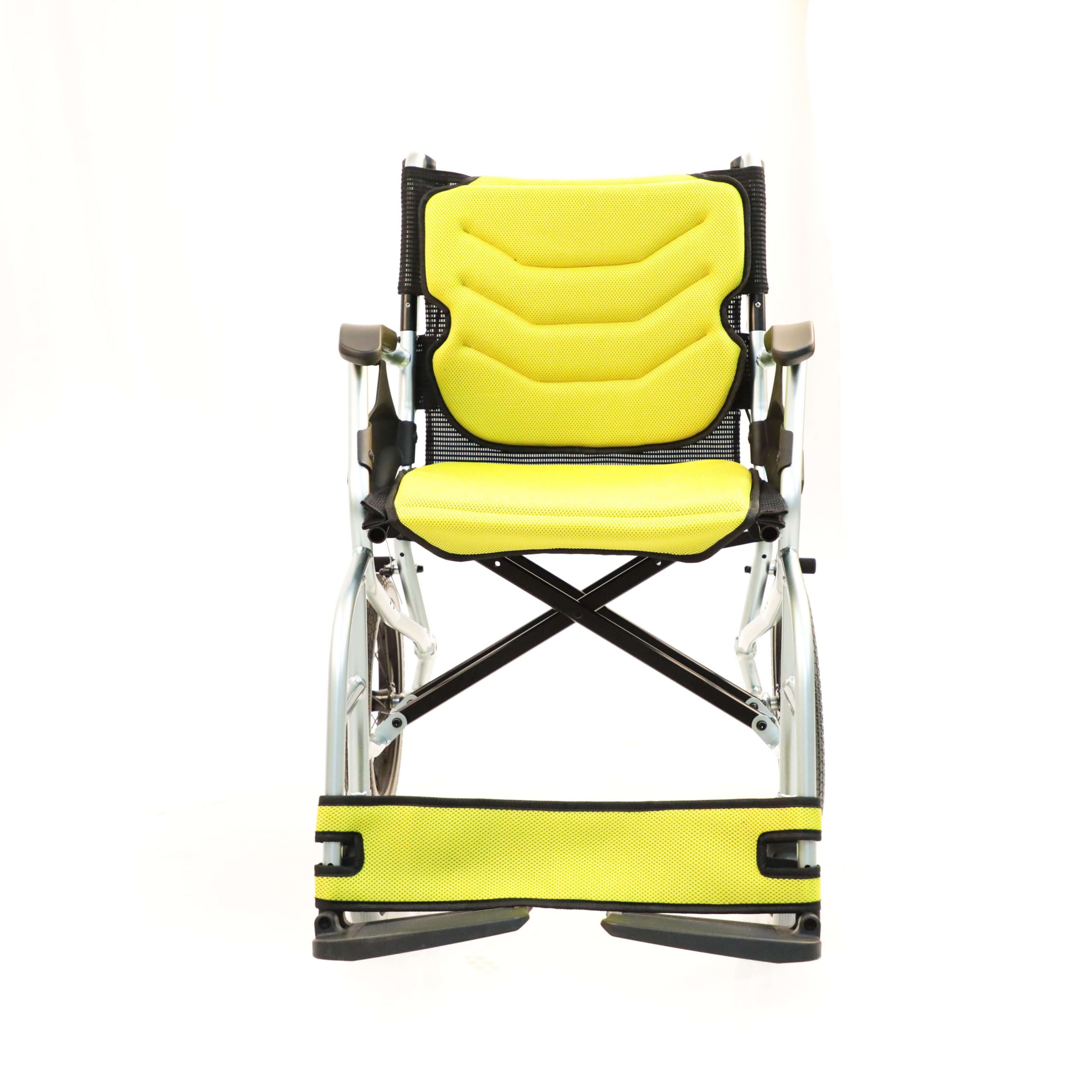 Front-Facing Yellow Seat Wheelchair DOLY