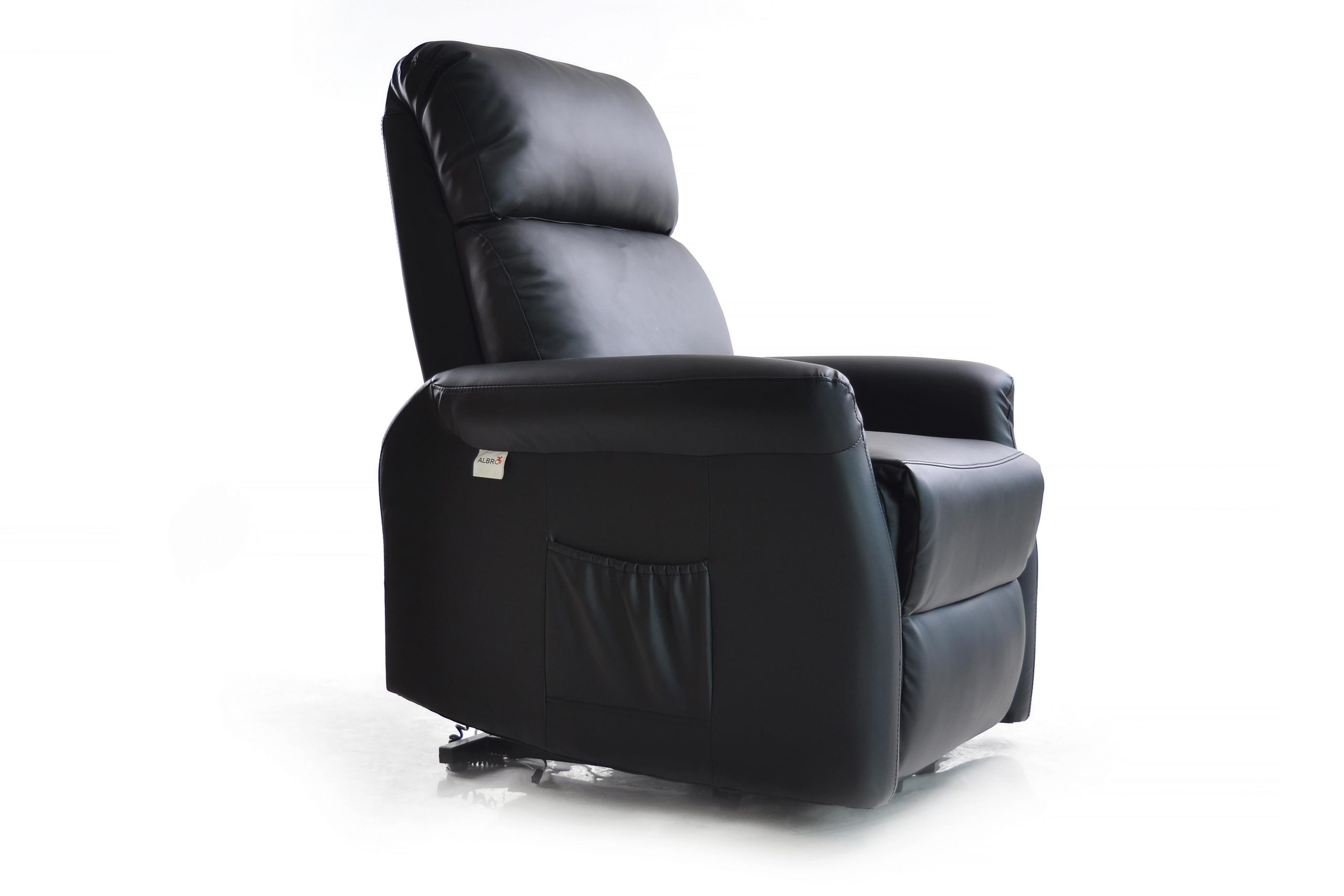 Side View of Recliner with Extended Footrest