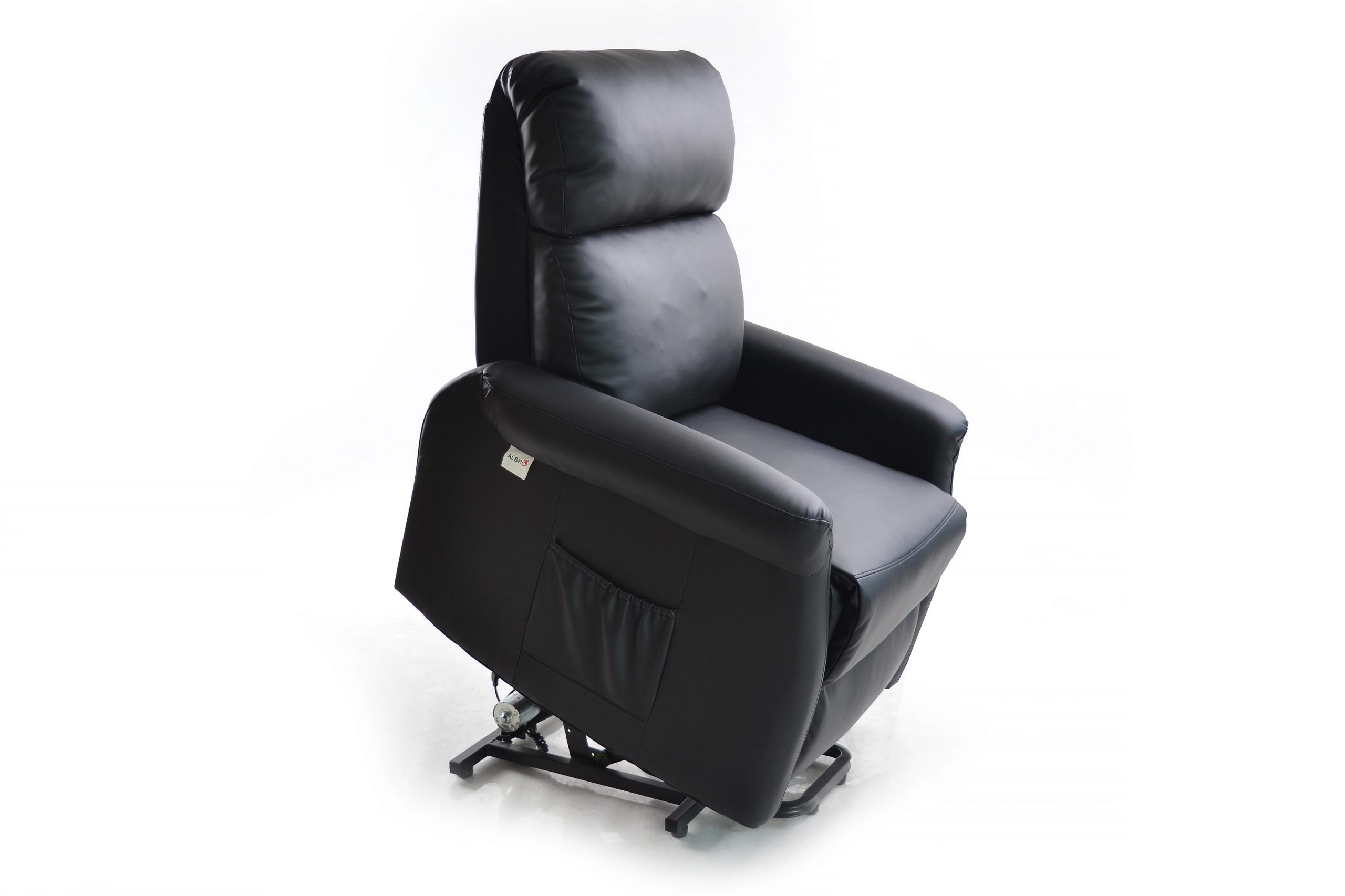 Sleek Recliner in Semi-Reclined Position