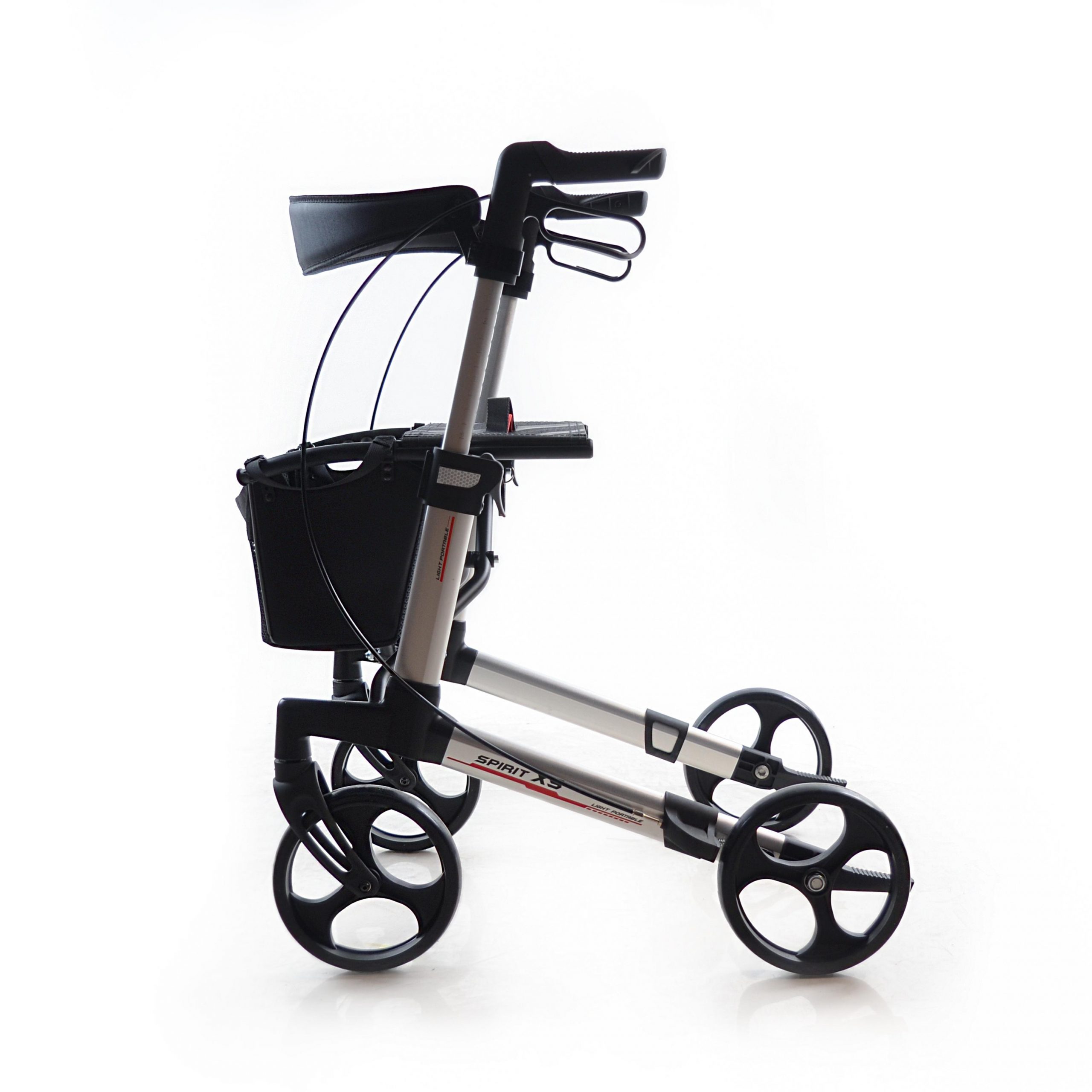 Side View of SPIRIT X3 Aluminum Rollator