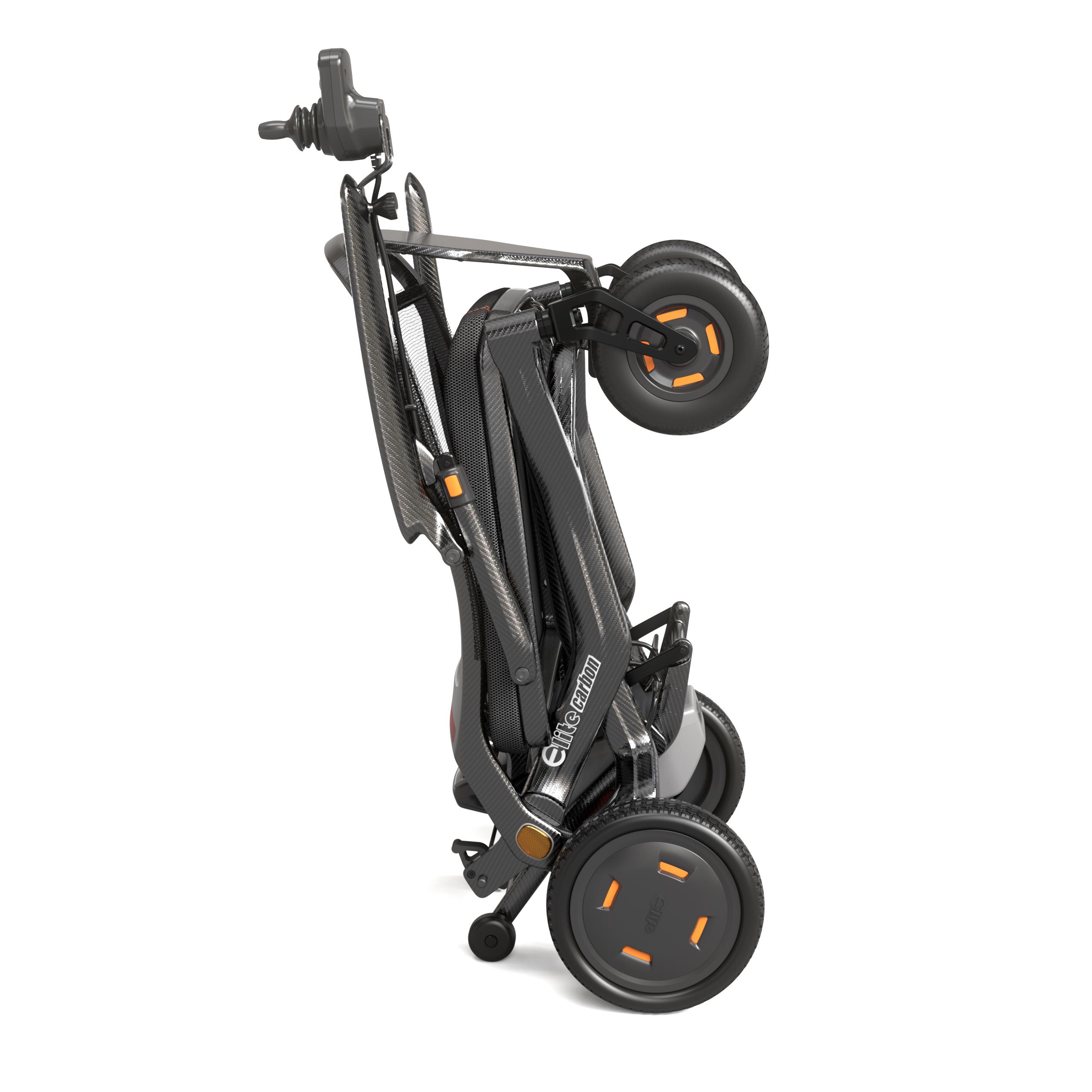 Folded E-LITE Carbon Fiber Wheelchair